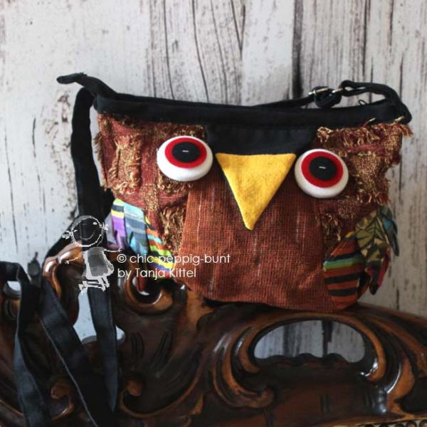 Kleine Handtasche in Eulenform Kleine Handtasche in Eulenform
