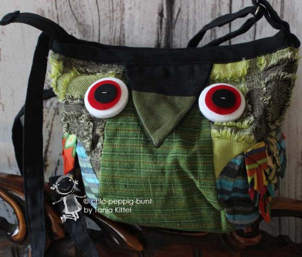 Kleine Handtasche in Eulenform Kleine Handtasche in Eulenform