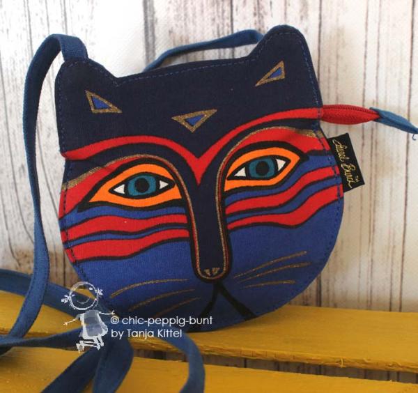 Umhängetasche klein im Katzendesign Umhängetasche klein im Katzendesign