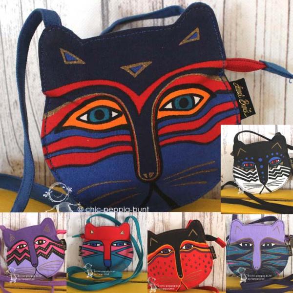 Umhängetasche klein im Katzendesign Umhängetasche klein im Katzendesign