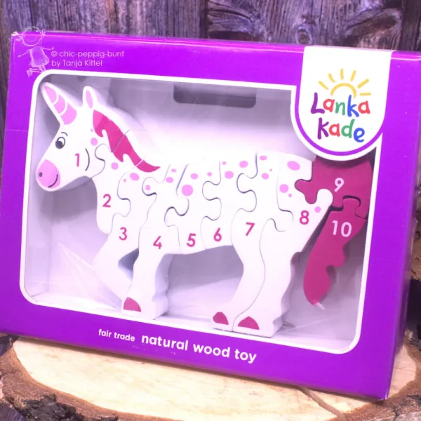 Einhorn Puzzle mit 10 Teilen