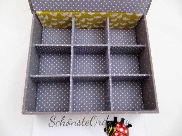 Zubehör: 9 Innenfächer für die Schatzkiste Gr. M Zubehör: 9 Innenfächer für die Schatzkiste Gr. M