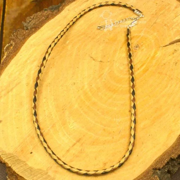 Halskette aus echtem Leder