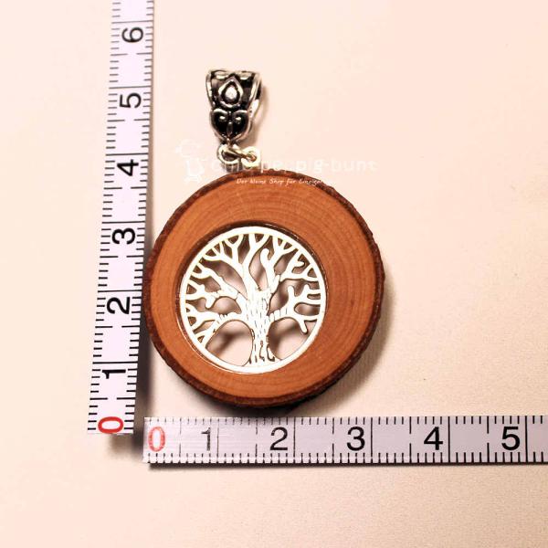 Vogelbeere Holz Ketteanhänger