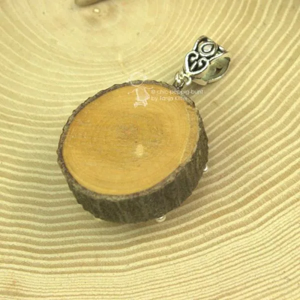 Anhänger Edelweiss in Holz