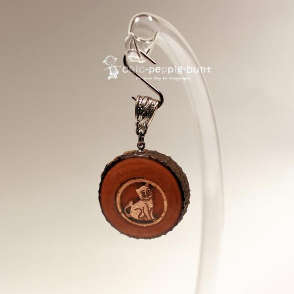 Baumscheibe als Kettenanhänger