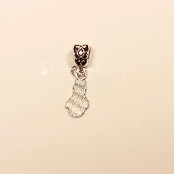 Kettenanhänger Weihnachten Schneemann versilbert - kettenanhaenger modeschmuck weihnachten schnemann versilbert
