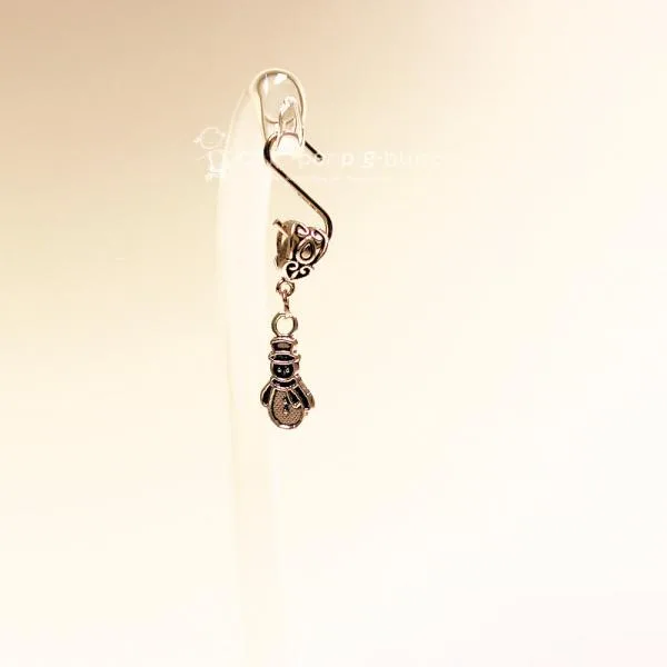 Kettenanhänger Weihnachten Schneemann versilbert - kettenanhaenger modeschmuck weihnachten schnemann versilbert