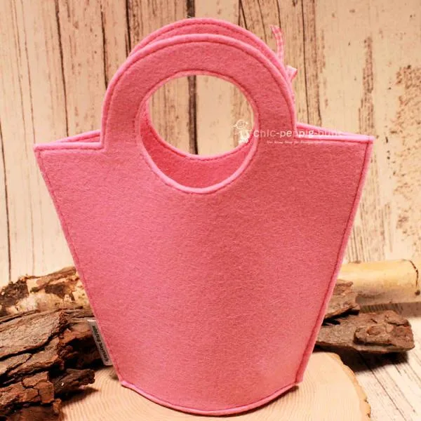 Kindertasche Filz handgenäht rosa kleine Fee - kindertasche geschenktasche rosa klein fee