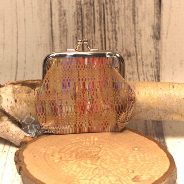 kleine Geldbörse Kork natur