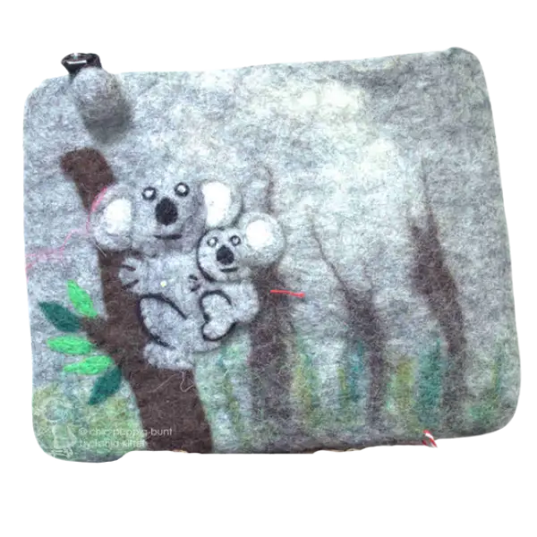 Mäppchen filz mit Motiv