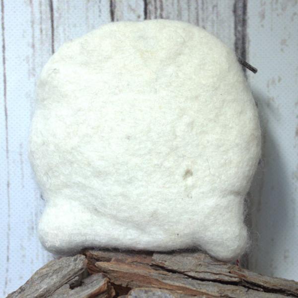 Mäppchen Filz Hase creme - grau Mäppchen Filz Hase creme - grau