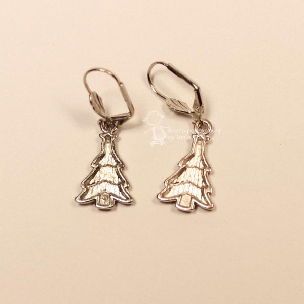 Ohrringe als Hänger Weihnachtsbaum grün