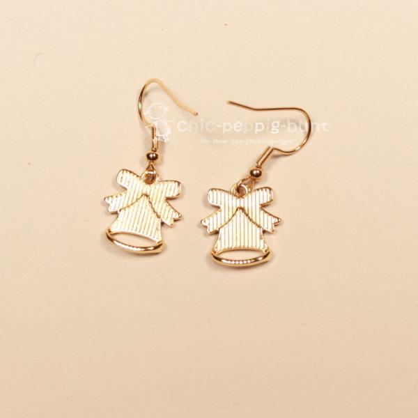 Ohrringe Weihnachten Glocke grün