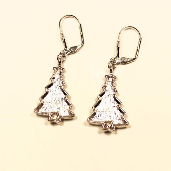 Ohrringe als Hänger Weihnachtsbaum grün