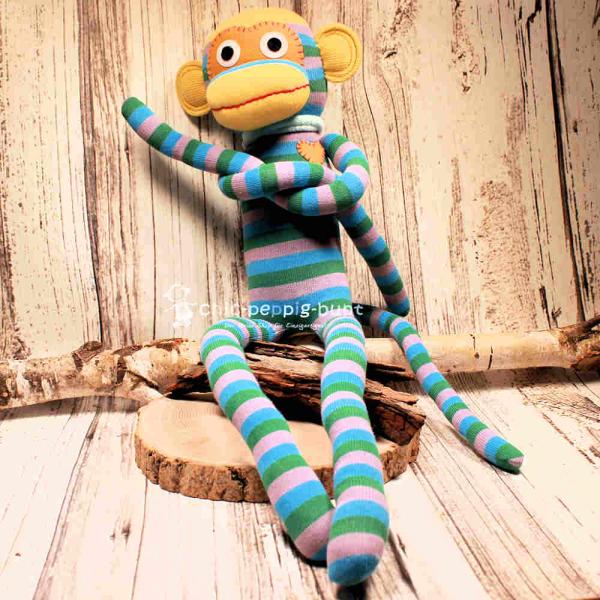 Großer Sockenaffe in bunt