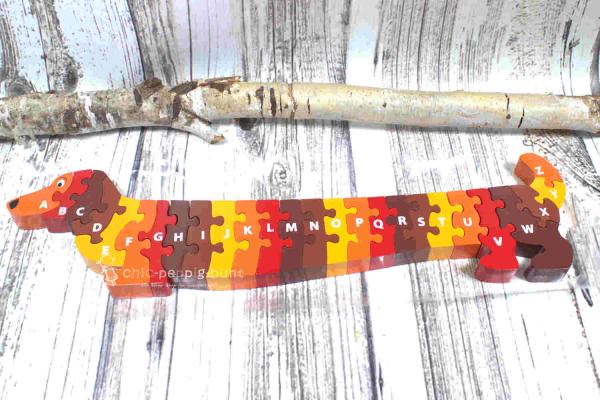Holz Puzzle mit ABC Holz Puzzle mit ABC