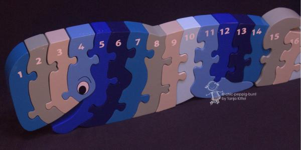 Puzzle 3D Wal Zahlen