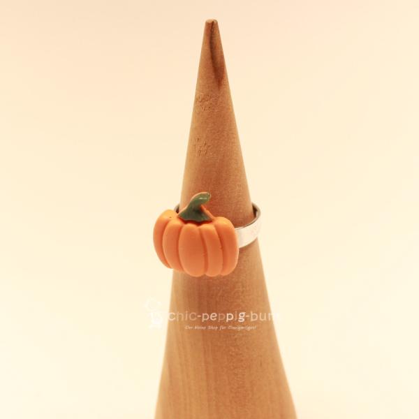 Ring Kürbis orange verstellbar