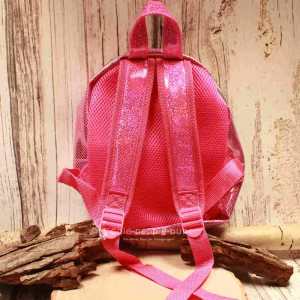 Rucksack Kinder rosa glitzer Schimmer PVC Einhorn - rucksack kinder rosa pvc polyester glaenzend arcadian einhorn