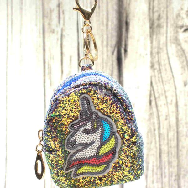 Utensilientasche Stoff Glitzer Bunt mit Reißverschluss und 17cm Schlüsselring Utensilientasche Stoff Glitzer Bunt mit Reißverschluss und 17cm Schlüsselring