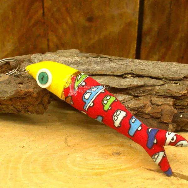 Monster Schlüsselanhänger bunt