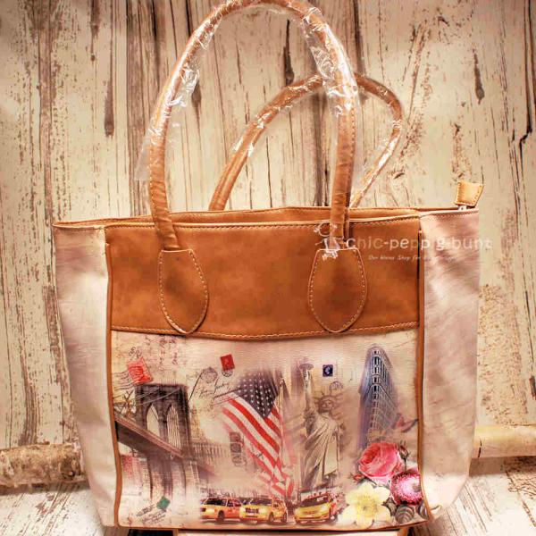 Shoppertasche gros in braun