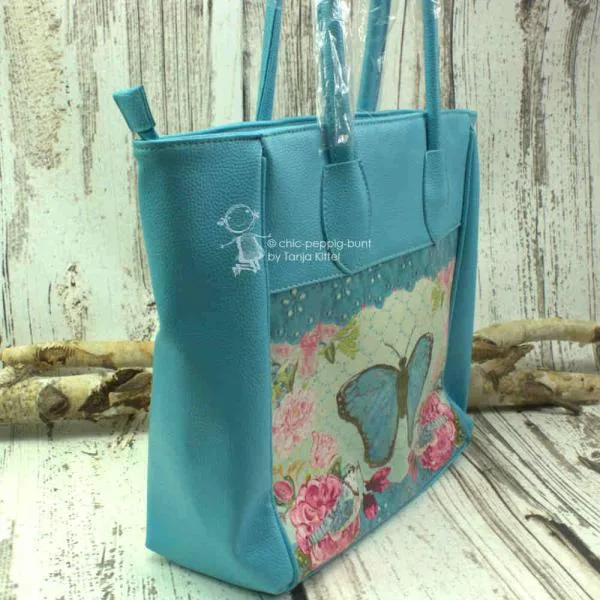 Blaue Shoppertasche gross
