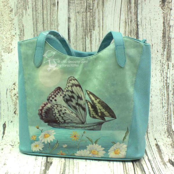 Shoppertasche gros in blau Shoppertasche gros in blau
