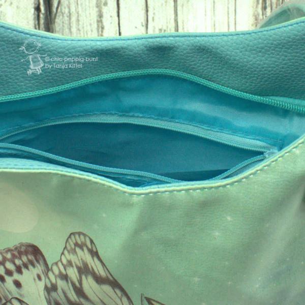 Blaue Shoppertasche gross Blaue Shoppertasche gross