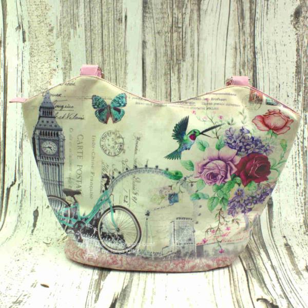 Grosse rosa farbige Shoppertasche Grosse rosa farbige Shoppertasche