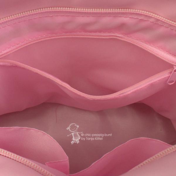 bunte Blumen und Vogel motiv auf grosser Shoppertasche bunte Blumen und Vogel motiv auf grosser Shoppertasche