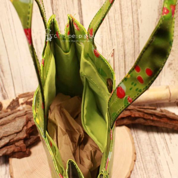 Shopper Tasche klein aus Wachstuch