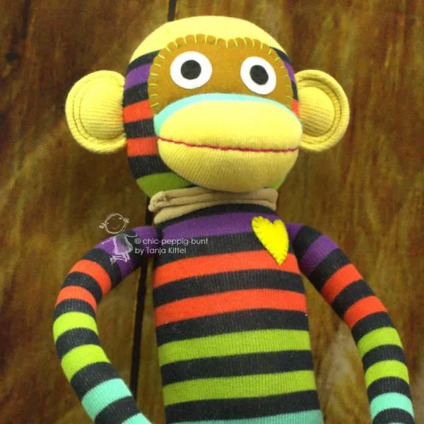 Kuscheltier Affe groß als Kuscheltier