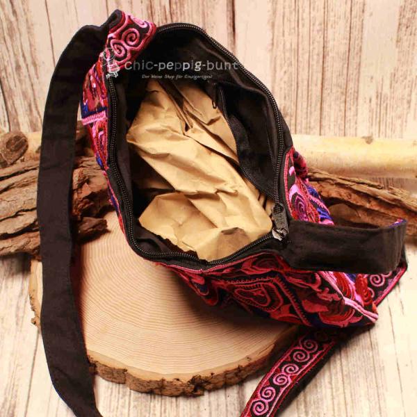 Umhängetasche Stoff pink Indiastyle