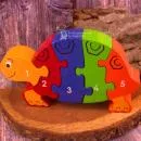 3 D Puzzle Schildkröte mit Zahlen von 1-5