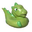 Hellgrüner Dinosaurier aus Naturkautschuk von Cao Ochu, handbemaltes Wasserspielzeug ohne Loch für Kleinkinder ab 1 Jahr.