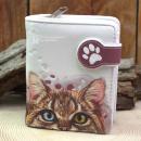 Geldbeutel klein mit Katzen Motiv