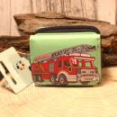Geldbeutel mini mit Motiv Feuerwehrauto