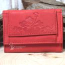 Geldbeutel mini aus rotem Leder