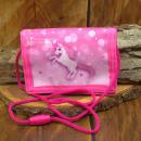 Kinder-Brustbeutel pink - Nylon - Pferd