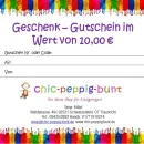 10 € Geschenkgutschein