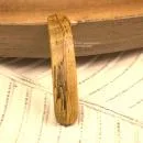 schmale grosse Holz Haarspange Birke - haarspange gross schmal holz birke hellbraun