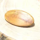 Holz Haarspange klein aus Pflaumenholz - haarspange holz haarklammer klein Pflaume oval