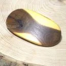 Haarspange Holz Goldregen klein - haarspange holz haarklammer mittelgross goldregen oval