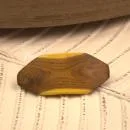 Holz Haarspange klein aus Goldregen - haarspange klein holz braun goldregen