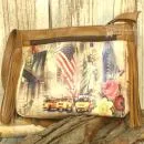 kleine Handtasche mit Amerika Stil