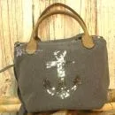 kleine Handtasche mit Anker