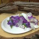 Headpiece Hochzeit in lila