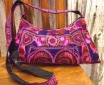 Umhängetasche Stoff pink Indiastyle - india tasche pink rosa lila